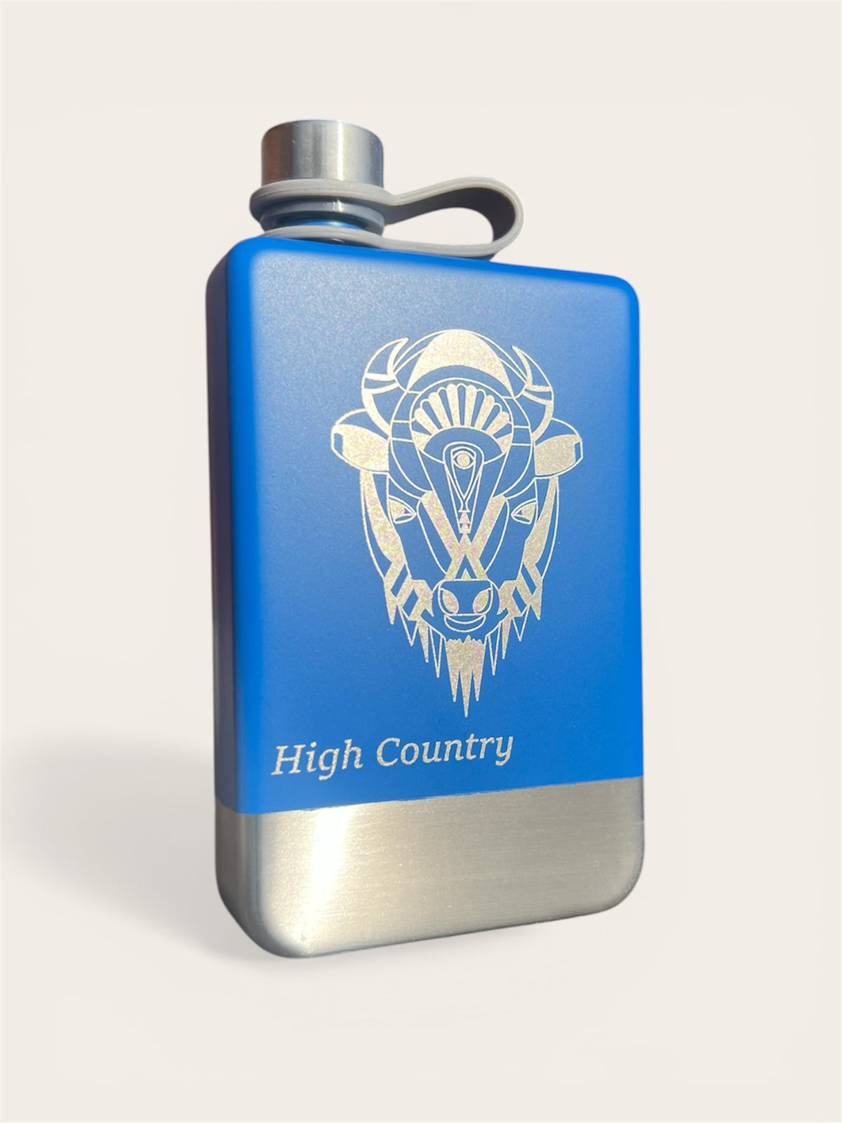 Blue High Country Flask